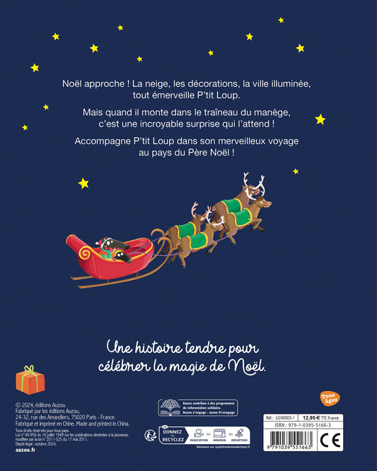 Le merveilleux Noël de P'tit Loup | Auzou