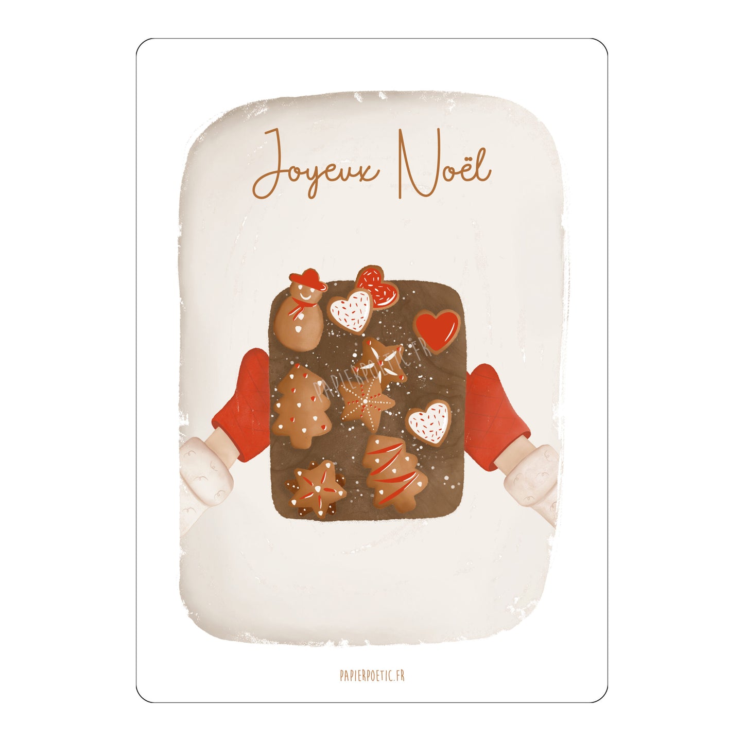 Carte "Pâtisseries de Noël"