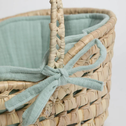 Couffin poupée Bobble bleu vert – Wookids