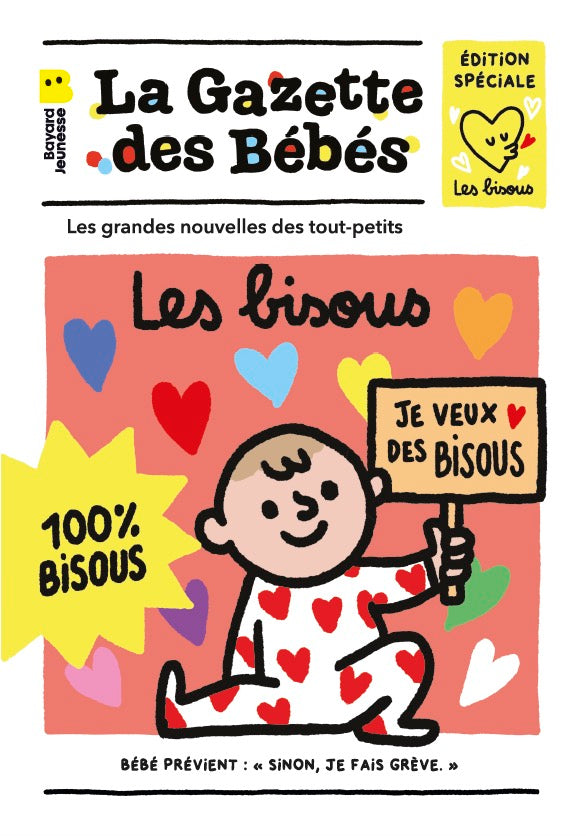 La Gazette des Bébés - Les bisous | Bayard Jeunesse