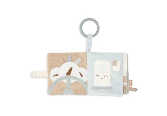 Livre d’activités bébé Jollein On The Go – Premier livre d'éveil sensoriel