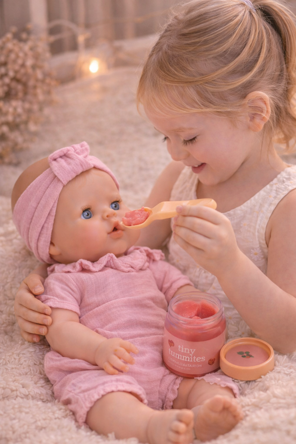 Petit pot poupée fraise Tiny Harlow