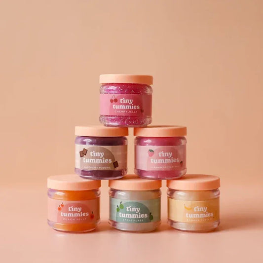 Petit pot poupée Tiny Harlow Gelée Raisin – Accessoire repas et jeu d’imitation