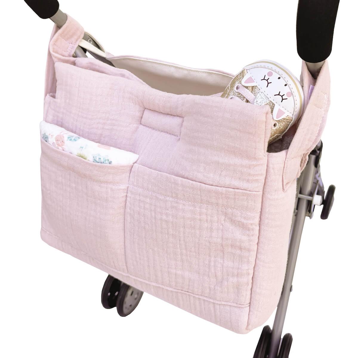 Sac à langer BOBBLE rose - Wookids