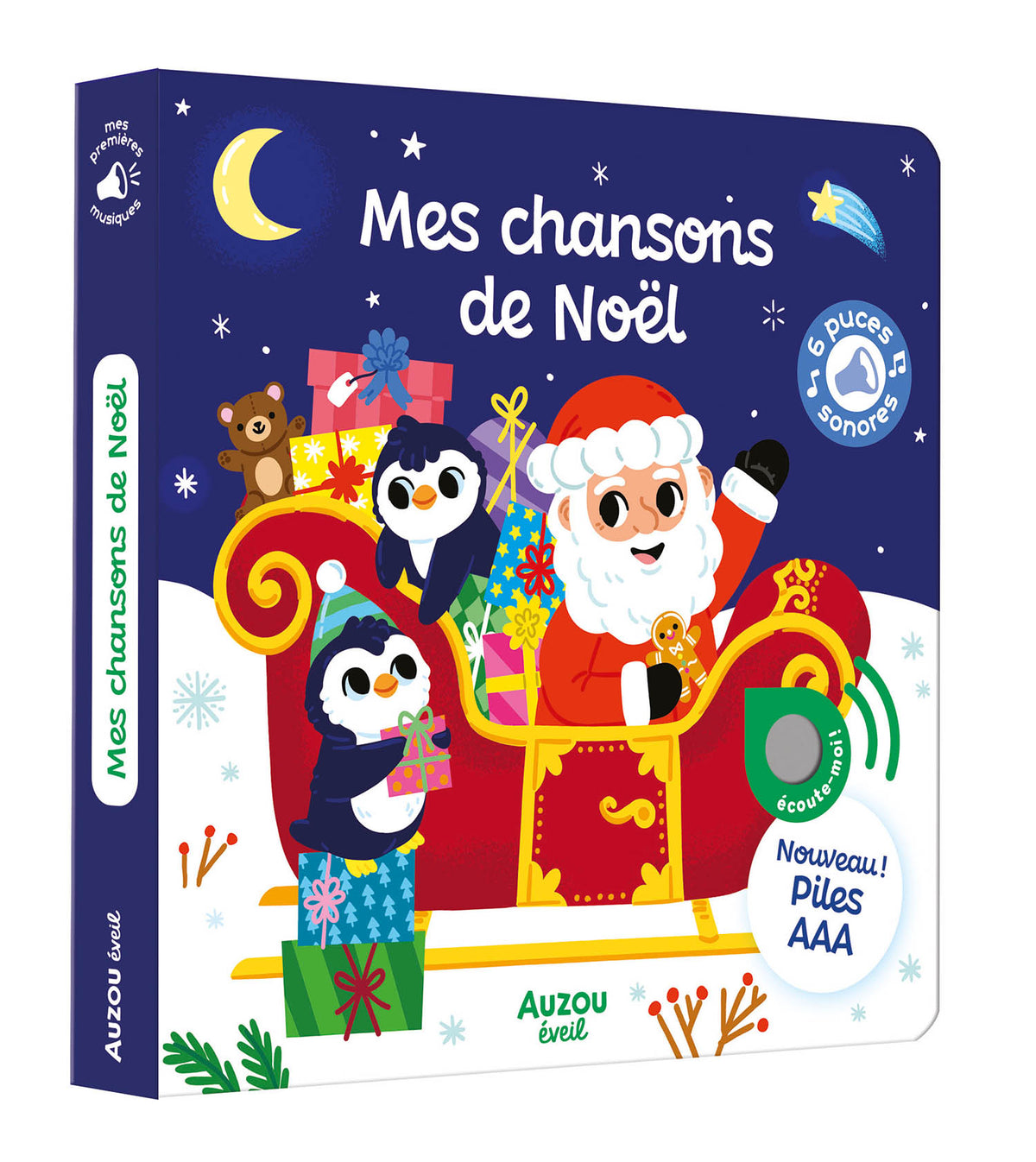 Mes premiers sonores - Mes chansons de Noël | Auzou