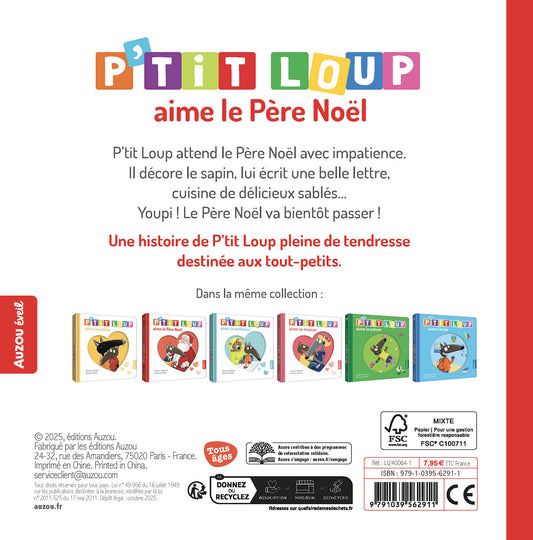P'tit Loup aime le Père Noël | Auzou