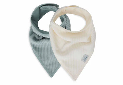 Bavoir bandana bébé ivoire Jollein
