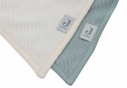 Lot de 2 bavoirs bandana bébé Sea Green – Jollein