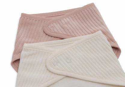 Lot de 2 bavoirs bandana bébé Wild Rose – Jollein