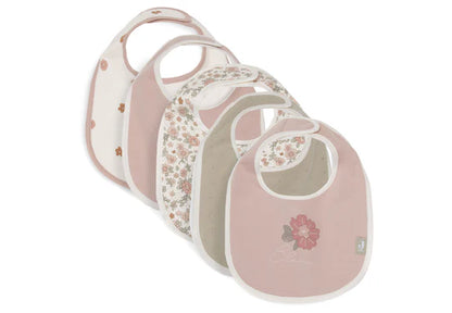 Bavoir retro bébé fleurs Jollein
