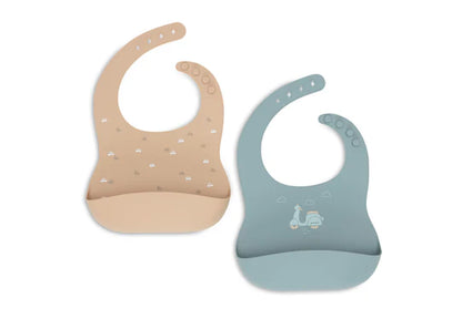 Bavoir silicone bébé On The Go Jollein
