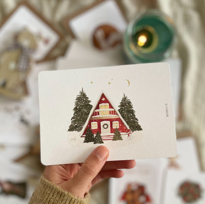 Carte “Chalet de Noël”