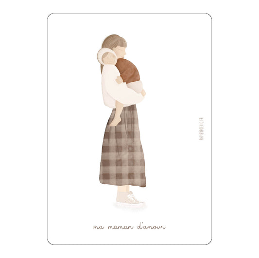 Carte “Ma maman d’amour”