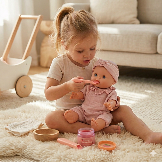 Coffret poupée bébé Charlotte Wookids avec petit pot – Jeu d’imitation pour enfant