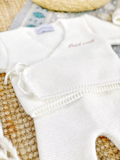 Trousseau naissance blanc