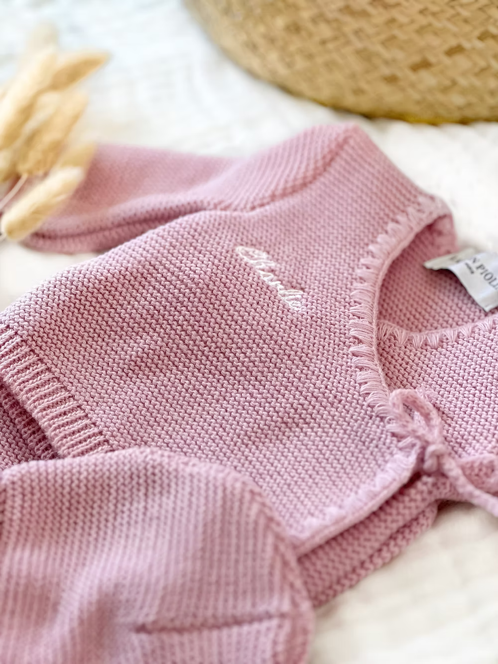 Trousseau de naissance Vieux rose
