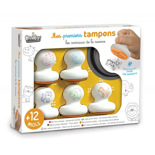 Mes tampons animaux de la savane