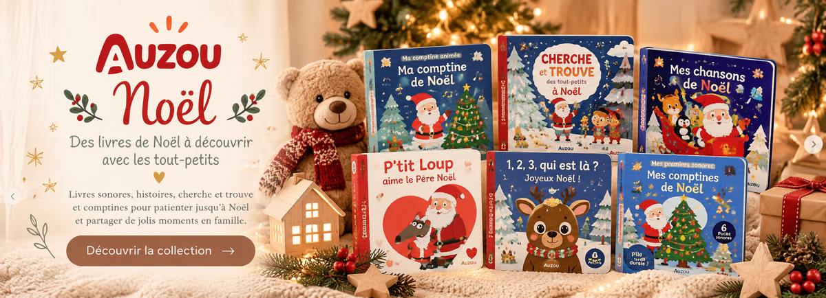 Sélection de livres de Noël Auzou pour les tout-petits