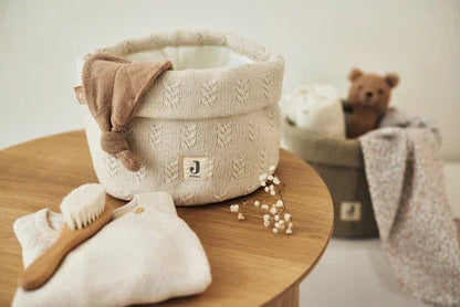 Panier de soins bébé Grain Knit Avoine – Jollein