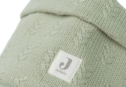 Panier de soins bébé Grain Knit Vert Olive – Jollein